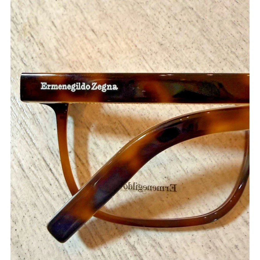 Ermenegildo Zegna EZ5203 052 Dark Havana‎ Eyeglasses 56-18-145 Men's New Frame